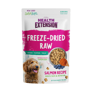 Health Extension Freeze-Dried Raw Mixer-Topper-Treat Salmon Recipe for Dogs 3oz