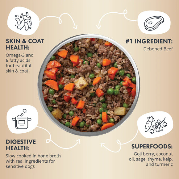 Health Extension Gently Cooked in Broth Beef & Potato Recipe Pouches for Dogs