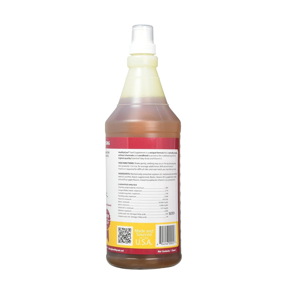 Healthy Coat Apple Flavored Top Coat Multi-Benefit Supplement for Horses - Horse Vitamins & Supplements 3