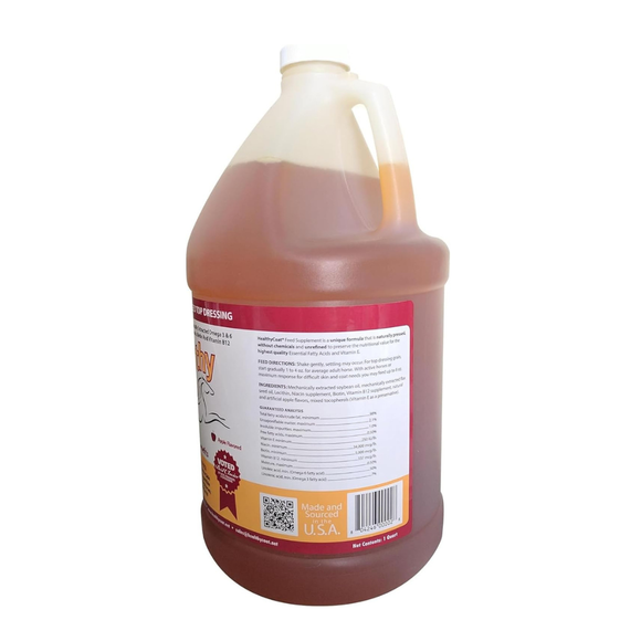 Healthy Coat Apple Flavored Top Coat Multi-Benefit Supplement for Horses - Horse Vitamins & Supplements 8