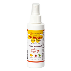 Healthy Paw Life Calendula Lotion Spray for Dogs & Cats 4-oz - Pet Grooming Supplies 1