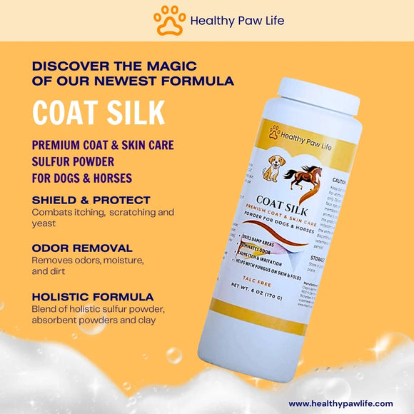 Healthy Paw Life Coat Silk for Dogs & Horses 6-oz - Pet Grooming Supplies 4