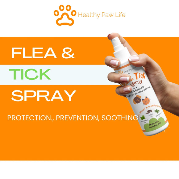 Healthy Paw Life Flea & Tick Spray for Dogs & Cats 100-ml - Flea & Tick Sprays 3