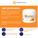 Healthy Paw Life Lime Sulfur Wipes for Dogs & Cats 50-count - Pet Grooming Supplies 7