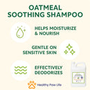 Healthy Paw Life Oatmeal Soothing Shampoo for Dogs Cats & Companion Animals 1-gallon - Pet Grooming Supplies 4