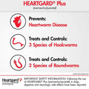 Heartgard Plus Chew for Dog Heartworm Prevention, 26-50 lbs (Green Box) Pet Medicine.