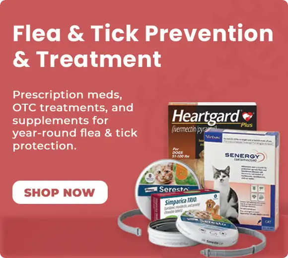 Heartgard plus flea and tick prevention medication for dogs, packaged in a brown box with white text.