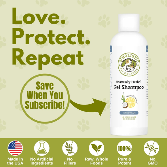 Heavenly Herbal Pet Shampoo - Dog & Cat Shampoo 6