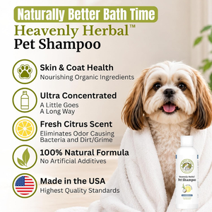Heavenly Herbal Pet Shampoo - Dog & Cat Shampoo 2