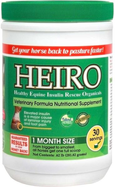HEIRO Insulin Resistance Supplement for Horses - 30 Day Supply (0.62 lb) - Horse Supplements 9