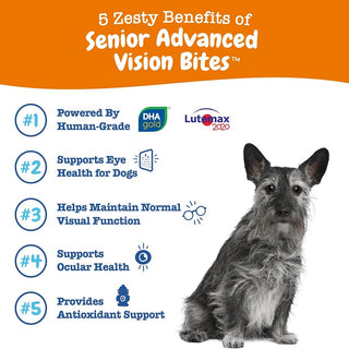 Zesty Paws Senior Advanced Vision Bites Supplement For Dog (90 ct)