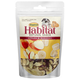 Higgins Habitat Natural Snack Apples & Bananas Small Animal 3.5 oz - Small Animal Treats 1