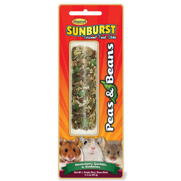 Higgins Sunburst Treat Sticks Peas & Beans For Hamster Gerbil & Rodent (2.3 oz) - Small Animal Treats 1