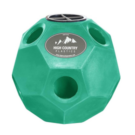 High Country Plastics Horse Feeder Ball - Green - Livestock Feeders 3