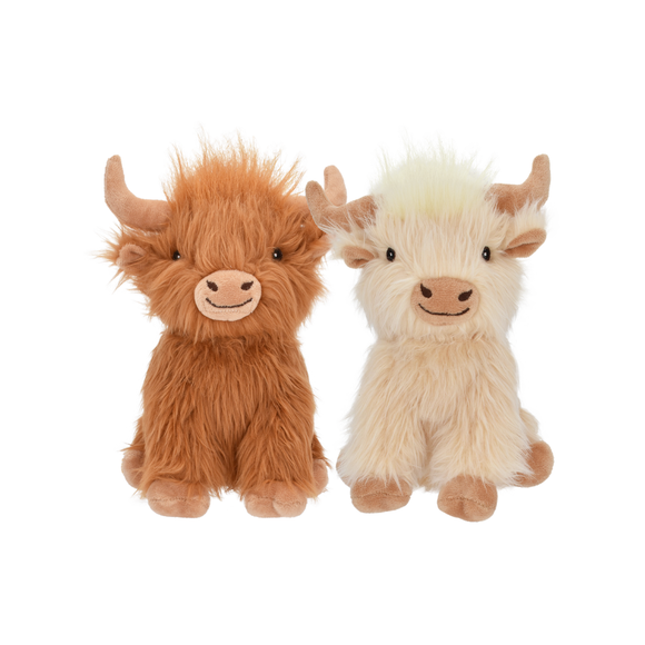 Highland Cow Toy for Dogs Assorted Colors - 14 Inch - Dog Toy 5