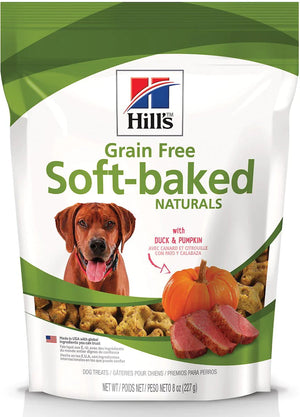 Hill’s Grain Free Soft-Baked Naturals Dog Treats (8 oz) - Duck & Pumpkin Recipe - Soft & Chewy Dog Treats 2