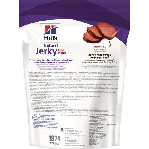 Hill’s Natural Jerky Mini-Strips Dog Treats (7.1 oz) - Jerky Dog Treats 5