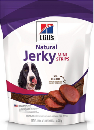 Hill’s Natural Jerky Mini-Strips Dog Treats (7.1 oz) - Real Beef Recipe - Jerky Dog Treats 1