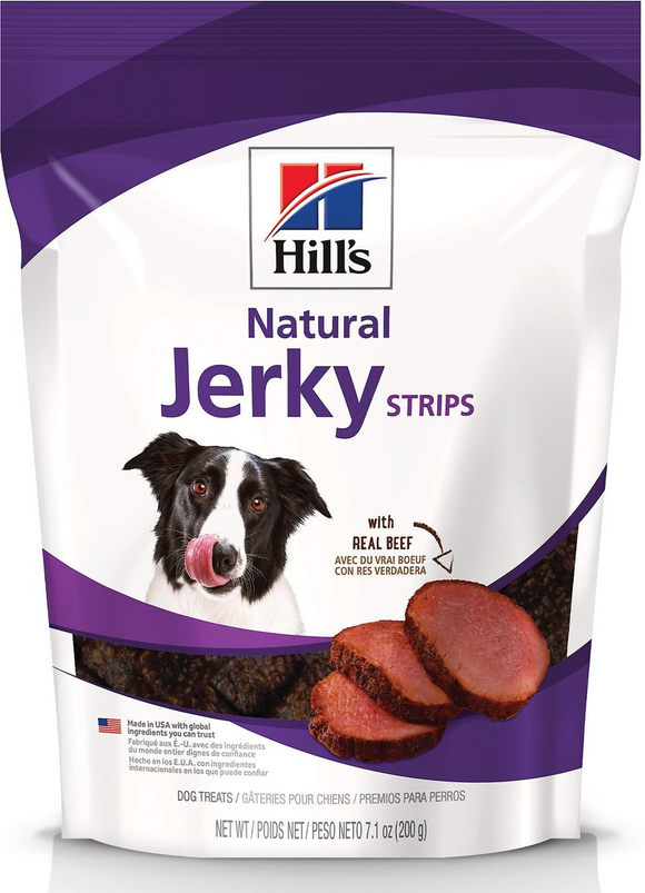 Hill’s Natural Jerky Strips Dog Treats (7.1 oz) - Real Beef Recipe - Jerky Dog Treats 2