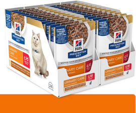 Hill’s Prescription Diet c/d Multicare Stress Chicken Vegetable & Rice Stew Wet Cat Food (2.8 oz x 24 pouches)