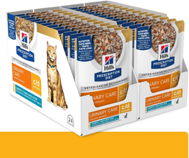 Hill’s Prescription Diet c/d Multicare Urinary Care Carrots Tuna & Rice Stew Wet Cat Food (2.8 oz x 24 pouches)
