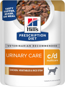 Hill’s Prescription Diet c/d Multicare Urinary Care Chicken Vegetable & Rice Stew Wet Dog Food (2.8 oz x 24 pouches)