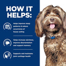 Hill’s Prescription Diet Cognitive + Mobility Brain Care + j/d Chicken Recipe Dry Food For Dog (8.5 lb)