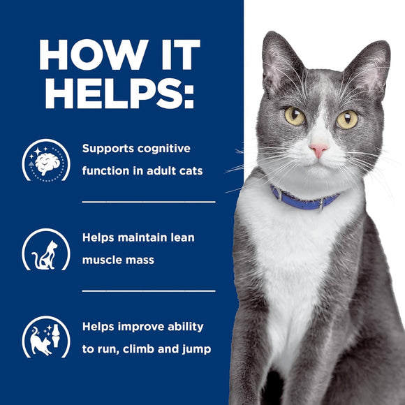 Hill’s Prescription Diet Cognitive + Mobility Brain Care + j/d Tuna & Vegetable Stew Wet Food For Cat (2.9 oz x 24 cans)