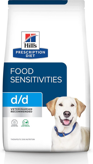 Hill’s Prescription Diet d/d Food Sensitivities Potato & Duck Formula Dry Dog Food - 8 lb bag - Prescription Dog Food 1