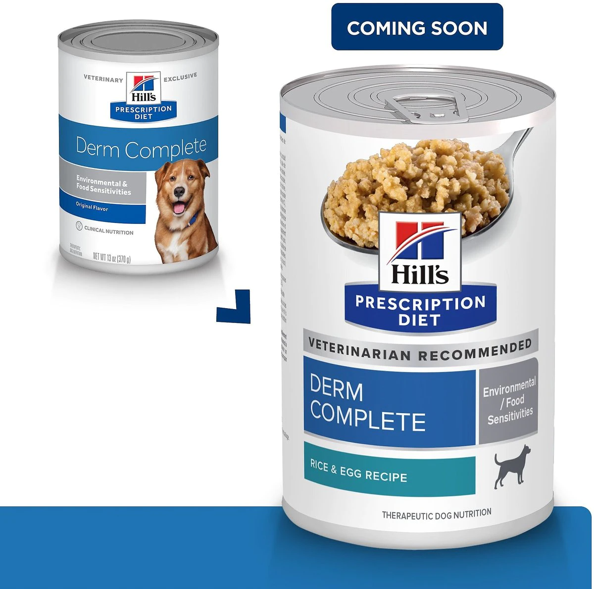 Hill's Prescription Diet Derm Complete Rice & Egg Recipe Wet Dog Food