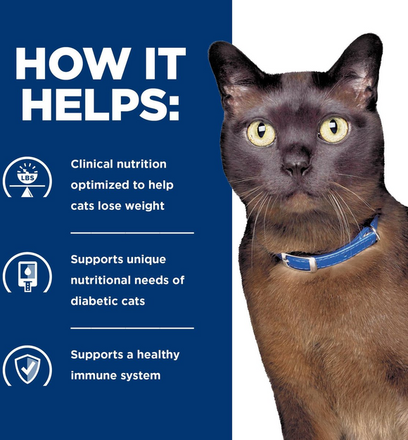Hill’s Prescription Diet m/d GlucoSupport Chicken & Liver Stew Canned Cat Food (2.9 oz x 24 cans) - Prescription Cat