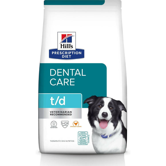 Hill's Prescription Diet t/d Dental Care Chicken Flavor Dry Dog Food