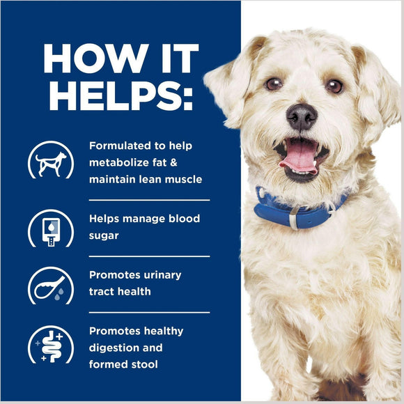 Hill's Prescription Diet w/d Multi-Benefit Digestive/Weight/Glucose/Urinary Management with Chicken Canned Dog Food
