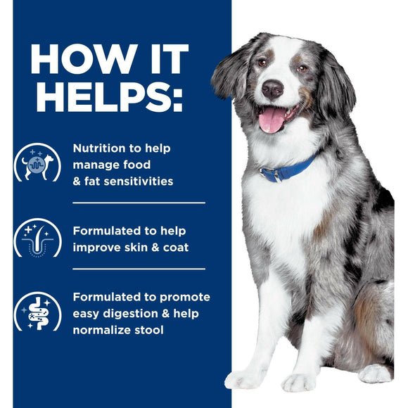 Hill’s Prescription Diet z/d Food Sensitivities Low Fat Hydrolyzed Soy Recipe Wet Dog Food (13 oz x 12 cans)