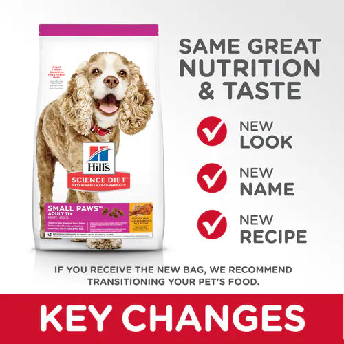 Hill’s Science Diet Adult 11+ Small & Mini Chicken Meal Brown Rice & Barley Recipe Dry Dog Food - Small Breed Dog Food 7