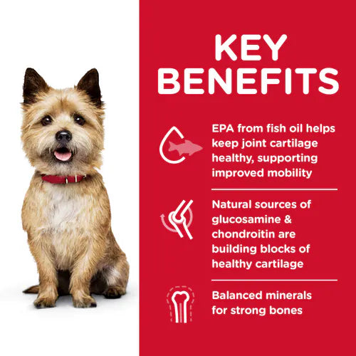 Hill’s Science Diet Adult Healthy Mobility Small Bites Chicken Meal Brown Rice & Barley Recipe Dry Dog Food - Small
