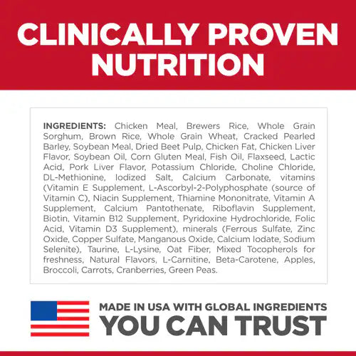 Hill’s Science Diet Adult Healthy Mobility Small Bites Chicken Meal Brown Rice & Barley Recipe Dry Dog Food - Small