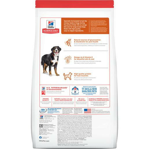 Hill’s Science Diet Adult Large Breed Dry Dog Food Chicken & Barley Recipe - Dry Dog Food 3