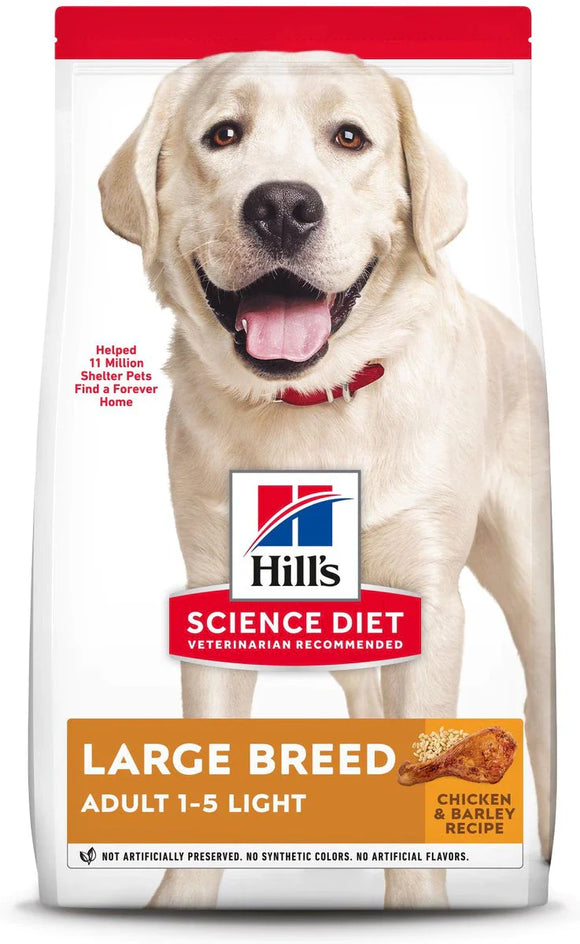 Hill’s Science Diet Adult Light Large Breed Dry Dog Food Chicken Meal & Barley - Dry Dog Food 1
