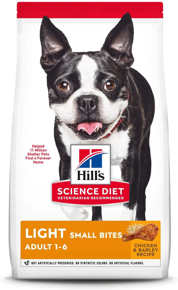 Hill’s Science Diet Adult Light Small Bites Dry Dog Food Chicken Meal & Barley - Dry Dog Food 1