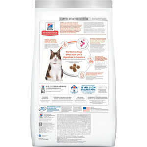 Hill's Science Diet Adult Perfect Digestion Chicken, Barley, & Whole Oats Recipe Dry Cat Food, 13 lb bag