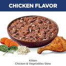 Hill's Science Diet Kitten Chicken & Vegetables Stew Wet Cat Food (2.8 oz x 24 pouches)
