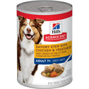 Hill's Science Diet Senior 7+ Canned Dog Food, Savory Stew with Chicken & Vegetables, 12.8 oz, 12 Pack wet dog food