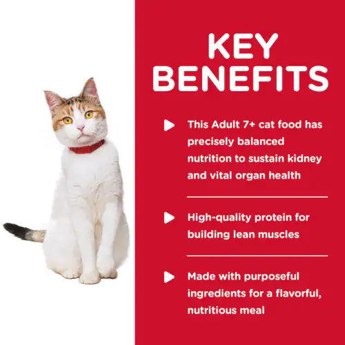 Hill’s Science Diet Senior 7+ Healthy Cuisine Canned Cat Food Roasted Chicken & Rice Medley (2.8 oz x 24 cans) - Wet
