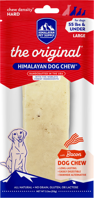 Himalayan Pet Supply Himalayan Dog Chew with Bacon for Dogs - Large Dogs 55lbs & Under - 1 chew - Dog Treats 1