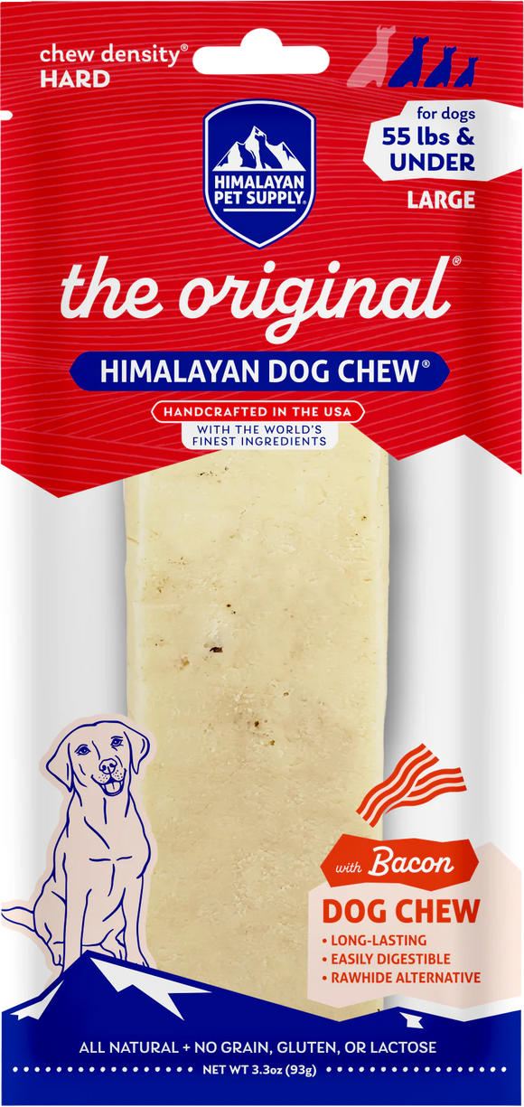 Himalayan Pet Supply Himalayan Dog Chew with Bacon for Dogs - Large Dogs 55lbs & Under - 1 chew - Dog Treats 1