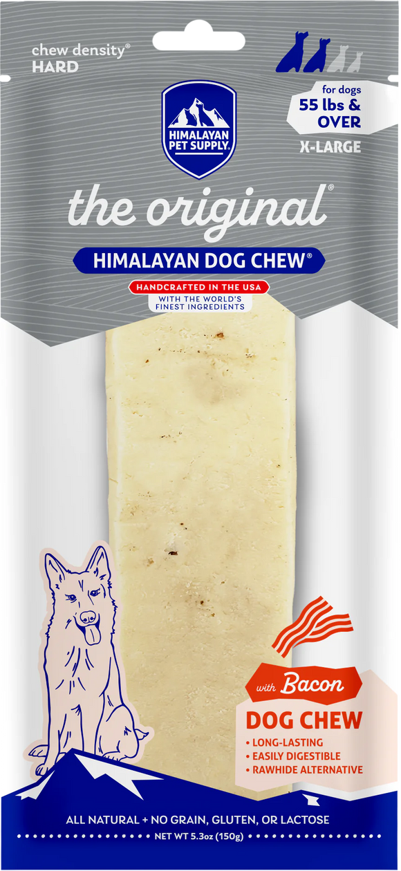 Himalayan Pet Supply Himalayan Dog Chew with Bacon for Dogs - X-Large Dogs 55lbs & Over - 1 chew - Dog Treats 6