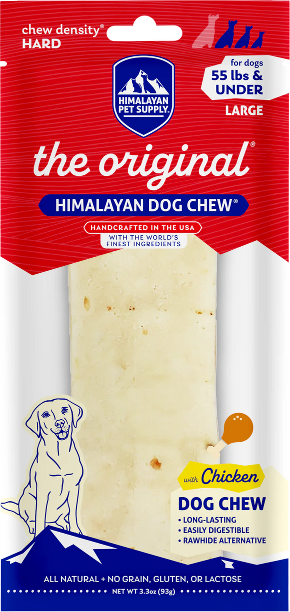 Himalayan Pet Supply Himalayan Dog Chew with Chicken for Dogs - Large Dogs 55lbs & Under - 1 chew - Dog Treats 10