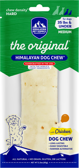 Himalayan Pet Supply Himalayan Dog Chew with Chicken for Dogs - Medium Dogs 35lbs & Under - 1 chew - Dog Treats 1