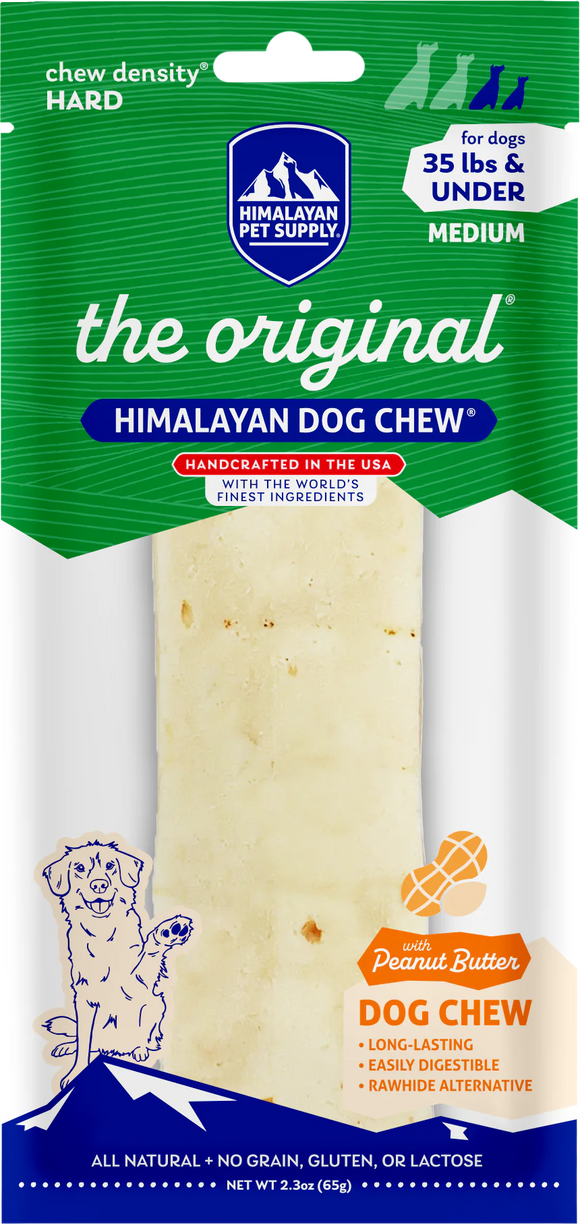 Himalayan Pet Supply Himalayan Dog Chew with Peanut Butter - Medium Dogs 35lbs & Under - 1 chew - Dog Treats 8